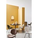 MONTISON kerek étkezőasztal - 120cm - fekete