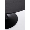 MONTISON kerek étkezőasztal - 120cm - fekete