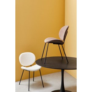 MONTISON kerek étkezőasztal - 120cm - fekete