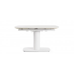 PLATERA design bővíthető kerámia étkezőasztal - 140-200cm - fehér