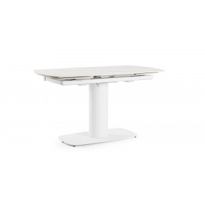 PLATERA design bővíthető kerámia étkezőasztal - 140-200cm - fehér