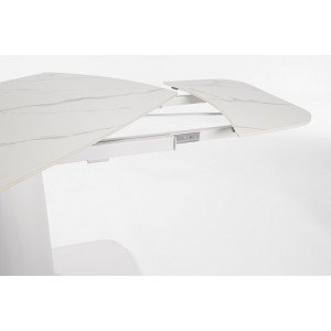 PLATERA design bővíthető kerámia étkezőasztal - 140-200cm - fehér
