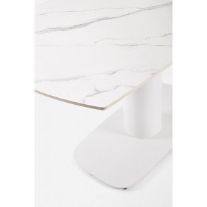 PLATERA design bővíthető kerámia étkezőasztal - 140-200cm - fehér