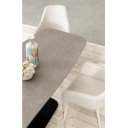 PLATERA design bővíthető kerámia étkezőasztal - 140-200cm - antracit