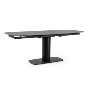 PLATERA design bővíthető kerámia étkezőasztal - 140-200cm - antracit