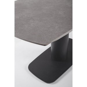PLATERA design bővíthető kerámia étkezőasztal - 140-200cm - antracit