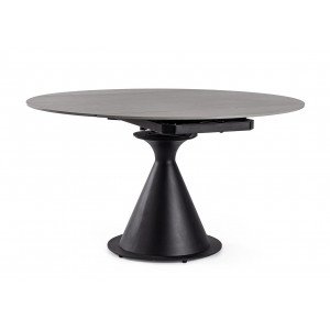 TORRES design bővíthető kerámia étkezőasztal - 85-130cm - antracit