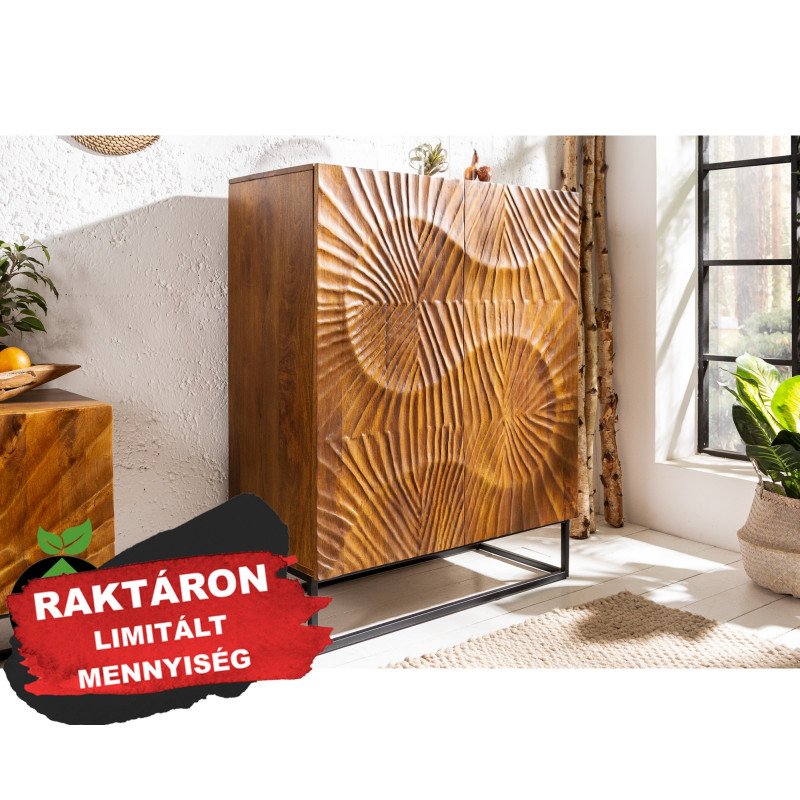 ELIXYR mangófa komód - 100cm - barna - GreenLine