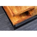 LIMA tömör rózsafa dohányzóasztal -60cm