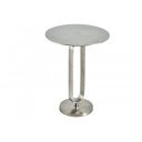 MATISSE elegáns fém lerakóasztal - 60cm -ezüst