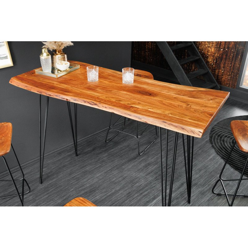 MAMMUT tömör akác bárasztal - 140cm