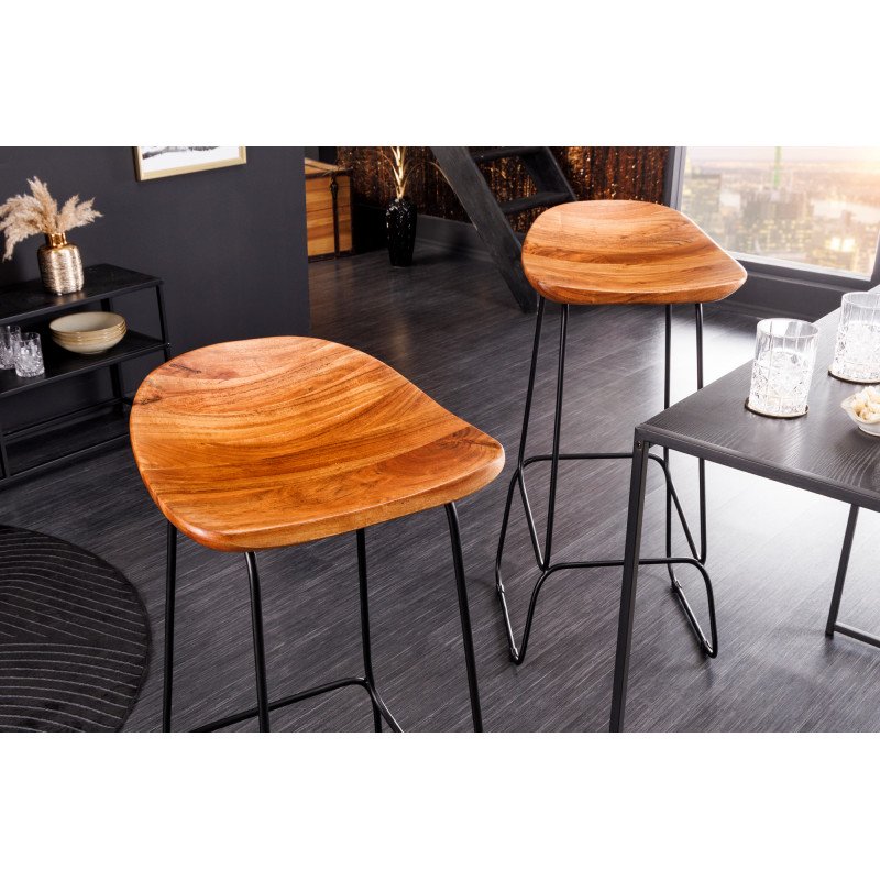 MAMMUT design akácfa bárszék