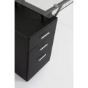 SALERNO modern íróasztal - 150cm - fekete