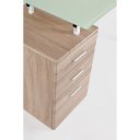 SALERNO modern íróasztal - 150cm - tölgy