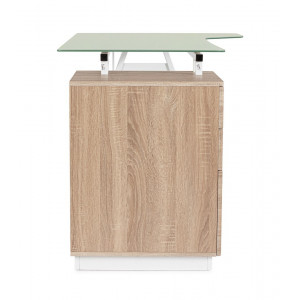 SALERNO modern íróasztal - 150cm - tölgy