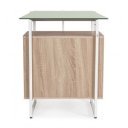 CARDOSO modern íróasztal - 142cm - tölgy