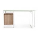 CARDOSO modern íróasztal - 142cm - tölgy