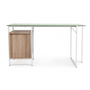 CARDOSO modern íróasztal - 142cm - tölgy