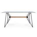 PRIMARY modern üveg íróasztal - 160cm