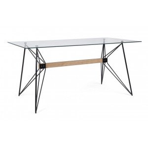 PRIMARY modern üveg íróasztal - 160cm