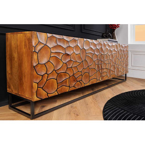 VULCANO modern mangófa komód- 177cm INVICTA