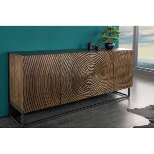 ZEN CIRCLE modern mangófa komód- 177cm INVICTA