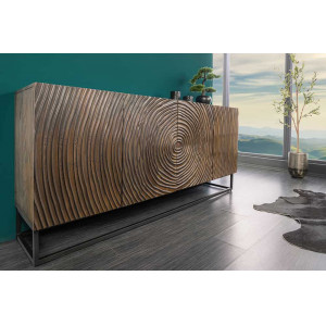 ZEN CIRCLE modern mangófa komód- 177cm