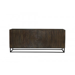 ZEN CIRCLE modern mangófa komód- 177cm