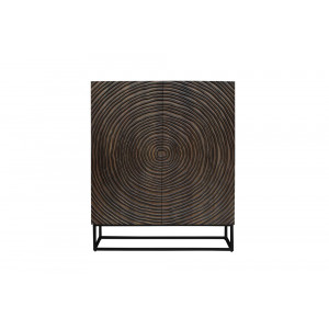 ZEN CIRCLE modern mangófa szekrény - 120cm