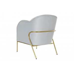 MANASSE design bársony fotel - kék