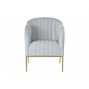 MANASSE design bársony fotel - kék