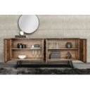 HURRICANE prémium akácfa komód - 175cm - barna