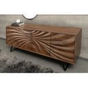 HURRICANE prémium akácfa komód - 175cm - barna