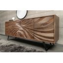 HURRICANE prémium akácfa komód - 175cm - barna