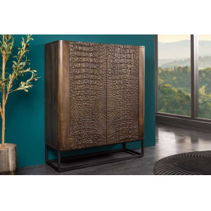 NILOTIC modern mangófa szekrény - 120cm - barna