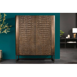 NILOTIC modern mangófa szekrény - 120cm - barna INVICTA