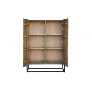 NILOTIC modern mangófa szekrény - 120cm - barna