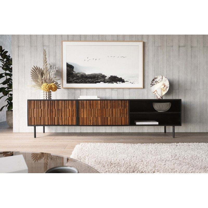 KOESTNER prémium rózsafa TV-szekrény - 200cm