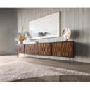 KOESTNER-II prémium rózsafa TV-szekrény - 200cm