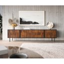 KOESTNER-II prémium rózsafa TV-szekrény - 200cm