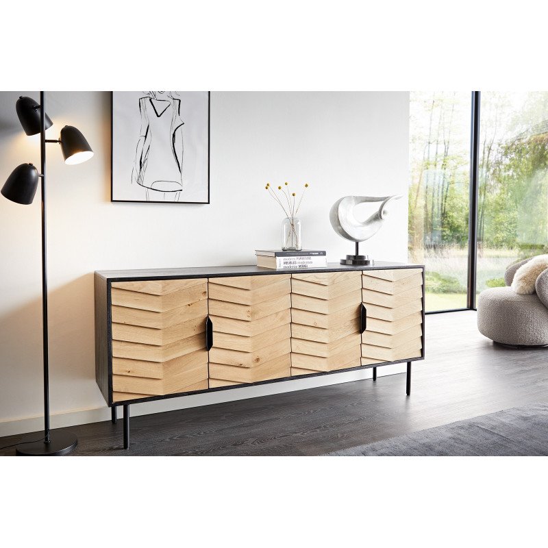 LAWRENCE prémium tölgy komód - 175cm