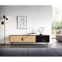 LAWRENCE prémium tölgyfa TV-szekrény - 200cm