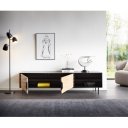 LAWRENCE prémium tölgyfa TV-szekrény - 200cm