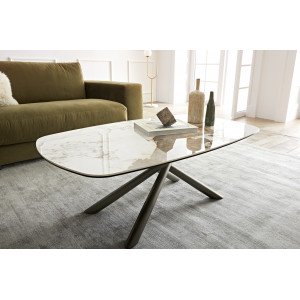 VERSUS prémium kerámia dohányzóasztal - 120cm DELIFE