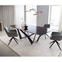 ECLIPSE prémium olvasztott üveg étkezőasztal - 240cm