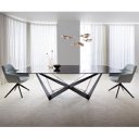 ECLIPSE prémium olvasztott üveg étkezőasztal - 240cm