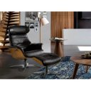 CAMPANA prémium bőr relaxfotel - sötétbarna