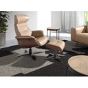 CAMPANA prémium bőr relaxfotel - beige