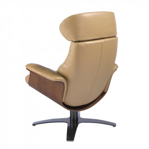 CAMPANA prémium bőr relaxfotel - beige