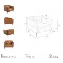 CORDOBA prémium bőr fotel